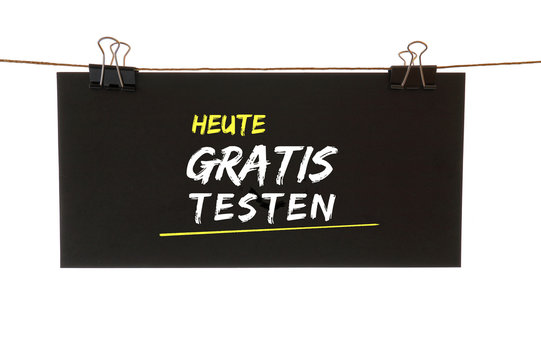 Heut Gratis Testen, Preis Tafel