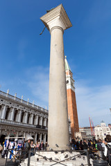 Fototapeta premium View to San Marco square in Venice. Venice is one of the most popular tourist destinations in the world