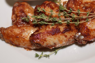 dish Chicken wings barbecue