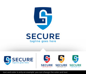 Letter S - Shield Logo Design Template Vector