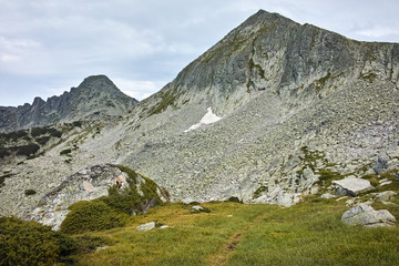 Panorama of Dzhangal and momin dvor peaks, Pirin Mountain, bulgaria