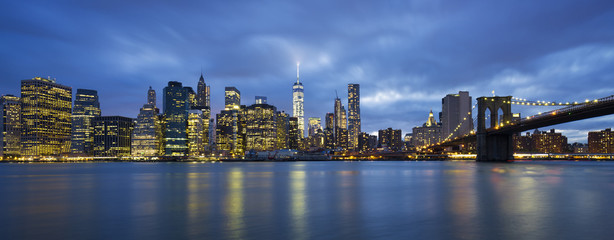 Naklejka na ściany i meble Panoramic view of New York City