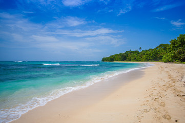 Isla Zapatilla at Bocas del Toro Province in Panama