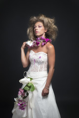 Bride of flowers