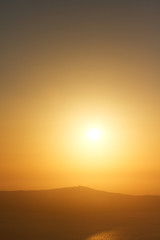 Sunset in Oia, Santorini
