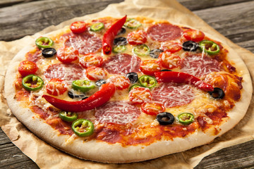 Delicious home made pizza