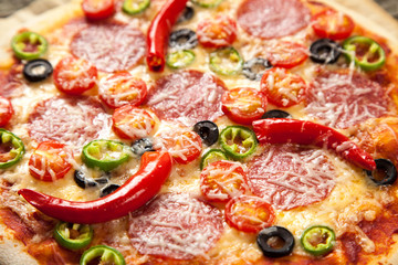 Delicious home made pizza