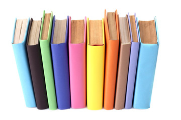 books on a white background