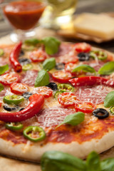 Delicious home made pizza