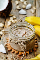 toasted cashew banana coconut butter