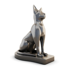Statuette of a cat