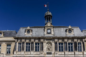 Fototapeta na wymiar Town Hall (Hotel de Ville, built 1624 - 1670) Troyes. France.