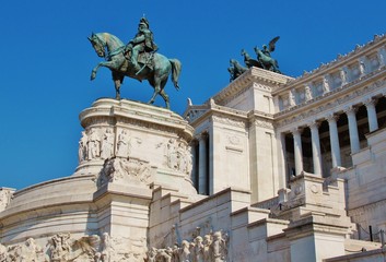 Fototapeta na wymiar Monument Vittorio Emanuele, Rom