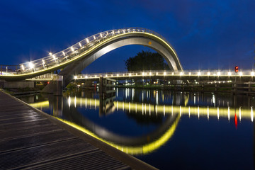 Melkweg Bridge in Purmerend,Netherlands