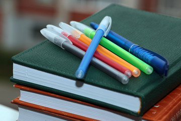 pen pencil study textbooks