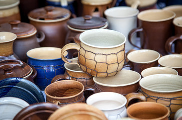 Fototapeta na wymiar Pottery cup