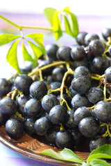 Red grapes