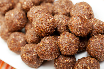 Homemade chocolate candies