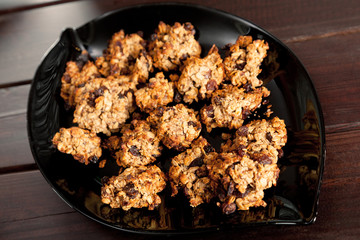 Homemade musli cookies