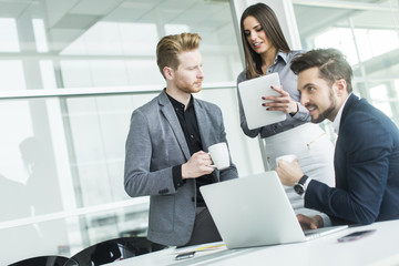 Young people in the office