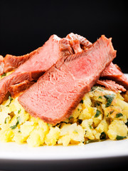Veal with potatos