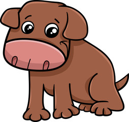 little dog cartoon character