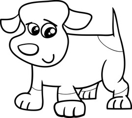 puppy dog cartoon coloring book