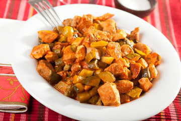 Pork and vegetables stew