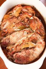 Pork roulades
