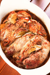 Pork roulades