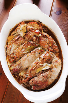 Pork roulades