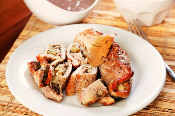 Pork roulades