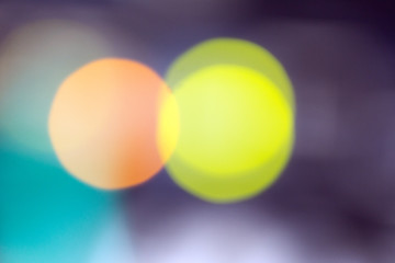 Multicolored bokeh abstract light background