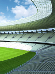 Sports stadium venue with generic field