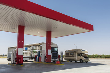 Gas station, Spain