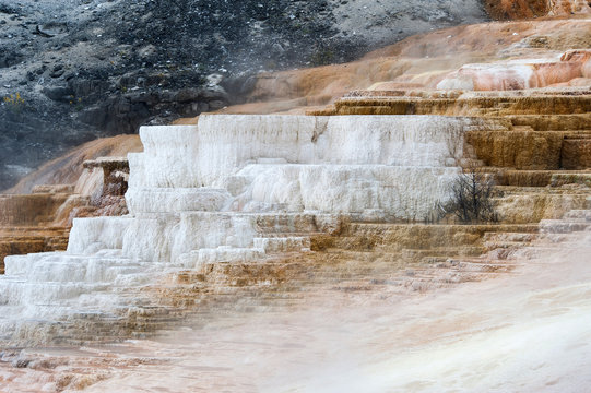Mammoth hot spring, Yellowstone National Park