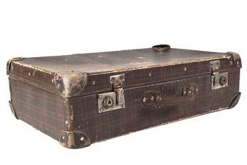 Brown Rusty Suitcase