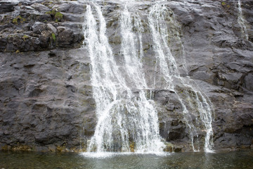 Fototapeta na wymiar Detail of a waterfall