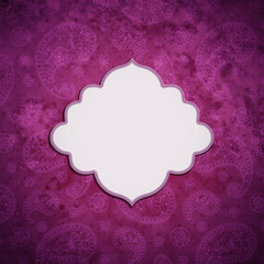 Frame in the Indian style