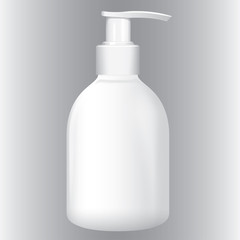 Object cosmetic packaging liquid soap, pump 3D