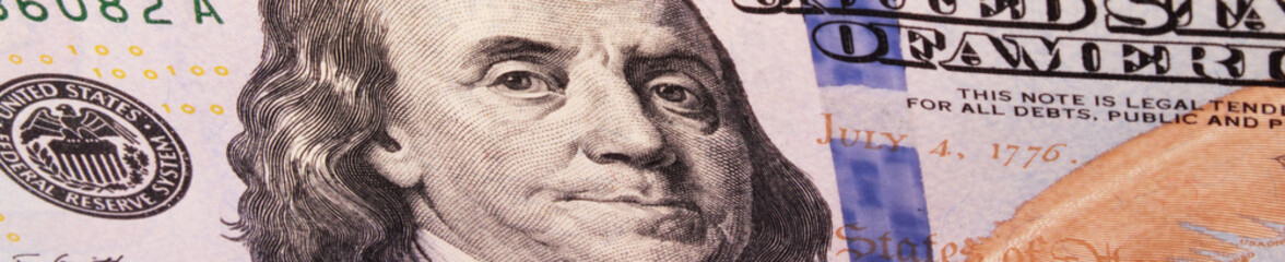 close up of dollar bill