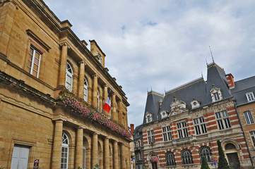 Fototapeta premium Moulins, antichi palazzi - Alvernia, Francia