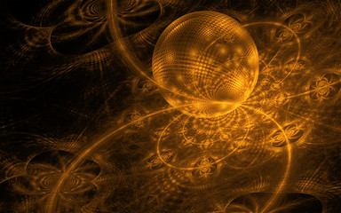 abstract fractal background © Nataliia Yudina