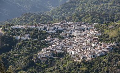 Fototapeta na wymiar Pueblos de Málaga, Benarrabá