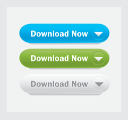 Fototapeta premium Vector Web interface buttons. Download now.