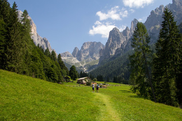 Fototapeta na wymiar Mountains landscape panorama