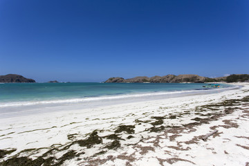 Tanjung Aan beach in Kuta Lombok