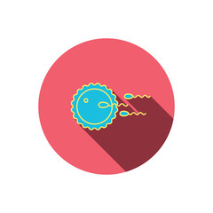 Family planning icon. Fertilization sign.