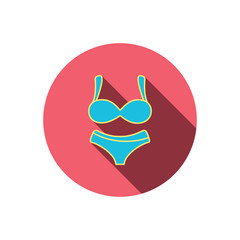 Lingerie icon. Women underwear sign.