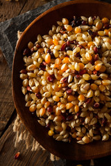 Raw Organic Multi Colored Calico Popcorn